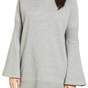 Kenneth Cole New York Bell Sleeve Ribbed Sweater